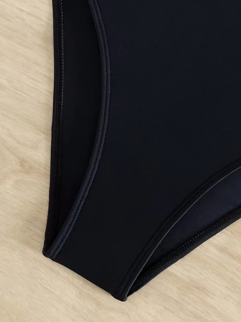 Color Block Cut One-Shoulder One-Piece Swimsuit - Picture 5 of 6